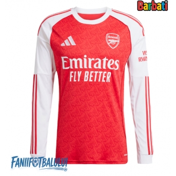 Arsenal Tricou Fotbal Replică 2025-26 Barbati Acasa Mâneci Lungi